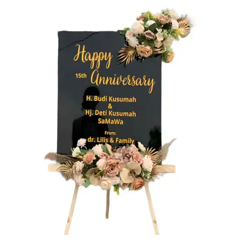 Papan Bunga Akrilik Manyeuw