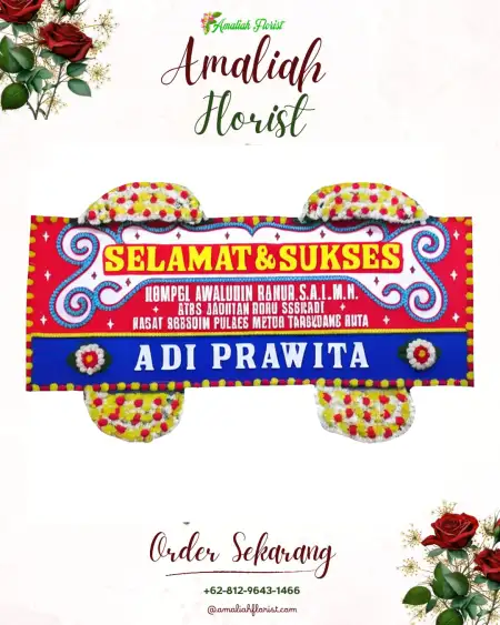Papan Bunga Ucapan Selamat Manyeuw